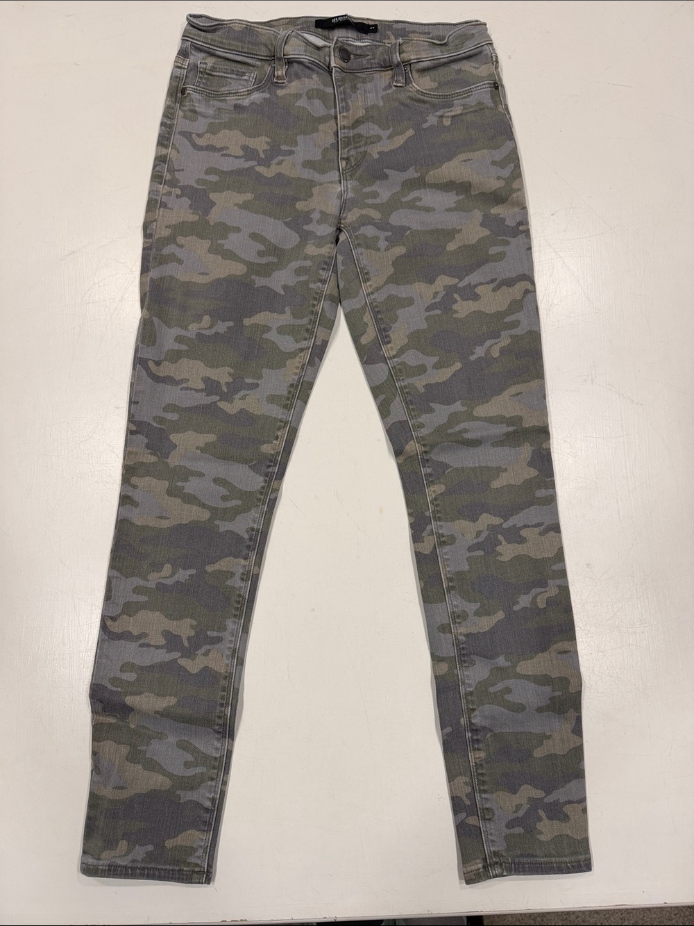 Hudson Jeans Women's Camo Skinny in Olive & Gray